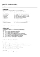 Vorschau - Arbeitsblätter - Wikinger und Normannen (Infotext und Übungen) - Seite 1
