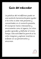 Vista previa - Hojas de trabajo - Plan de Clases de Mindfulness para Primaria - Tema: El Espacio - página 2