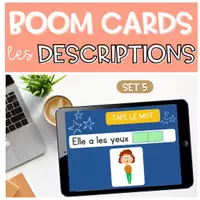 Vorschau - Spiele - BOOM CARDS Descriptions Physiques SET 5 - Deckblatt