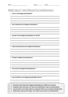 Vorschau - Arbeitsblätter - AB mit Fragen zum Thema "Magnetschwebebahn" + Lösungsblatt + Mindmap + Infografik - Deckblatt