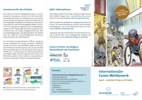 Vorschau - Stundenentwürfe - Flyer 7. Internationaler Comic-Wettbewerb für Jugendliche - Seite 1