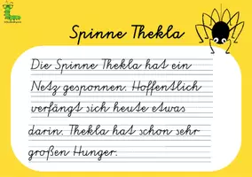 Vorschau - Arbeitsblätter - Abschreibkarten Vereinfachte Ausgangsschrift 📝🖋️ - Seite 3