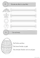 Vorschau - Arbeitsblätter - Ostern Freiarbeitsheft Deutsch Klasse 1 & 2 mit Wimmelbild - Seite 3