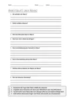 Vorschau - Arbeitsblätter - AB mit Fragen zum Thema "Mainz" + Lösungsblatt + Infografik - Deckblatt
