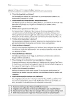 Vorschau - Arbeitsblätter - AB mit Fragen zum Thema "Malaysia" + Lösungsblatt - Seite 1