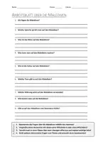 Vorschau - Arbeitsblätter - AB mit Fragen zum Thema "Malediven" + Lösungsblatt + Infografik - Deckblatt