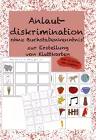Vorschau - Fördermaterial/Inklusion - Klettkarten Anlaute ohne Buchstabenkenntnis - Deckblatt