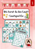 Vorschau - Spiele - Laut-/Buchstabenspiel (Oo) - Deckblatt