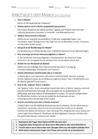 Vorschau - Arbeitsblätter - AB mit Fragen zum Thema "Manila" + Lösungsblatt - Seite 1