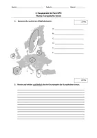 Vorschau - Test - Klassenarbeit Europäische Union - Deckblatt