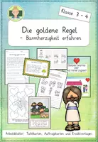 Vorschau - Unterrichtsreihen - Reihe: Die Goldene Regel und Barmherzigkeit (Religion Grundschule Klasse 3-4) - Deckblatt