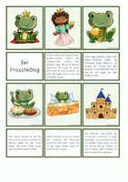 Vorschau - Anderer Materialtyp - Bild – Text – Zuordnung – Froschkönig - Seite 1