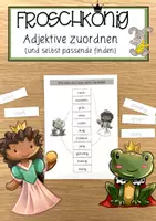 Vorschau - Anderer Materialtyp - Adjektive finden – Froschkönig - Deckblatt