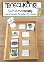 Vorschau - Anderer Materialtyp - Bild – Text – Zuordnung – Froschkönig - Deckblatt