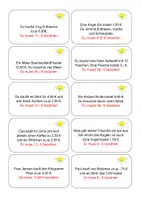 Vorschau - Spiele - Das Marktspiel - Sachrechnen mit unterschiedlichen Größen - Seite 1