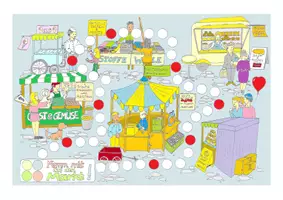 Vorschau - Spiele - Das Marktspiel - Sachrechnen mit unterschiedlichen Größen - Deckblatt