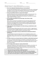 Vorschau - Arbeitsblätter - AB mit Fragen zum Thema "Männer" + Lösungsblatt + Infografik - Seite 2