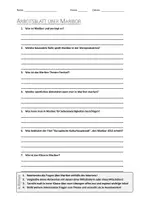 Vorschau - Arbeitsblätter - AB mit Fragen zum Thema "Maribor" + Lösungsblatt - Deckblatt