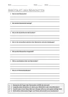 Vorschau - Arbeitsblätter - AB mit Fragen zum Thema "Marionetten" + Lösungsblatt + Infografik - Deckblatt