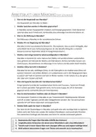 Vorschau - Arbeitsblätter - AB mit Fragen zum Thema "Marokko" + Lösungsblatt + Infografik - Seite 1