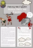 Vorschau - Arbeitsblätter - Auszug aus Ägypten 3 - Moses flieht aus Ägypten - Deckblatt