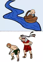 Vorschau - Arbeitsblätter - Auszug aus Ägypten 3 - Moses flieht aus Ägypten - Seite 3
