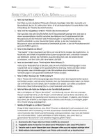 Vorschau - Arbeitsblätter - AB mit Fragen zum Thema "Karl Marx" + Lösungsblatt + Infografik - Seite 2