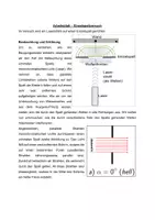 Vorschau - Arbeitsblätter - AB Laser auf Einzelspalt - Interferenz - Deckblatt