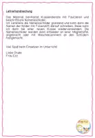 Vorschau - Poster - Klassendienste - Faultierklasse - Seite 1