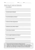Vorschau - Arbeitsblätter - AB mit Fragen zum Thema "Masern" + Lösungsblatt + Mindmap + Infografik - Deckblatt