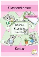 Vorschau - Präsentationen/Tafelbilder - Klassendienste - Koalaklasse - Deckblatt