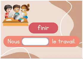 Vorschau - Stationenlernen - BOOM CARDS Présent deuxième groupe | Verbes en ir - Seite 3