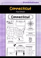 Vorschau - Arbeitsblätter - Connecticut Fact Sheet - USA State (english) - Deckblatt