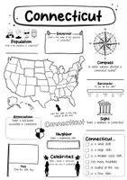 Vorschau - Arbeitsblätter - Connecticut Fact Sheet - USA State (english) - Seite 1