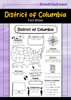 Vorschau - Arbeitsblätter - Districat of Columbia Fact Sheet - USA State (english) - Deckblatt