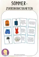 Vorschau - Spiele - Sommer Zuordnungskarten - Deckblatt