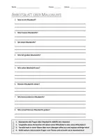 Vorschau - Arbeitsblätter - AB mit Fragen zum Thema "Maulwürfe" + Lösungsblatt - Deckblatt