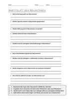 Vorschau - Arbeitsblätter - AB mit Fragen zum Thema "Mauretanien" + Lösungsblatt - Deckblatt