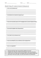 Vorschau - Arbeitsblätter - AB mit Fragen zum Thema "Maus (Computer)" + Lösungsblatt + Infografik - Deckblatt