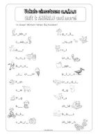 Vorschau - Arbeitsblätter - Englisch Vokabel Rätsel MORE 1 Unit 1 ANIMALS and more - Seite 1