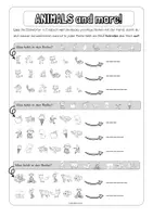 Vorschau - Arbeitsblätter - Englisch Vokabel Rätsel MORE 1 Unit 1 ANIMALS and more - Seite 2