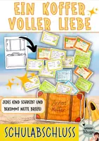 Vorschau - Mal- und Bastelvorlagen - Gruppenübung zum Schuljahresende: Warme Dusche: Feedback: Mein Koffer voller Liebe - Deckblatt