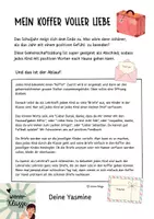 Vorschau - Mal- und Bastelvorlagen - Gruppenübung zum Schuljahresende: Warme Dusche: Feedback: Mein Koffer voller Liebe - Seite 2