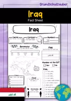 Vorschau - Arbeitsblätter - Iraq fact sheet (english) - Deckblatt