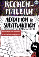 Vorschau - Arbeitsblätter - Rechenmauern - Addition & Subtraktion | Zahlenraum bis 20 | Vierermauern - Deckblatt