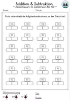 Vorschau - Arbeitsblätter - Rechenmauern - Addition & Subtraktion | Zahlenraum bis 100 | Zweiermauern - Seite 3