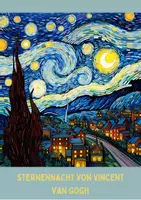 Vorschau - Mal- und Bastelvorlagen - Sternennacht von Vincent van Gogh - Kunstprojekt - Seite 2