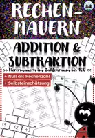 Vorschau - Arbeitsblätter - Rechenmauern - Addition & Subtraktion | Zahlenraum bis 100 | Vierermauern - Deckblatt
