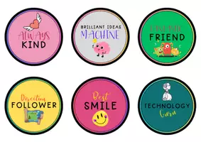 Vorschau - Fördermaterial/Inklusion - Student Motivation Badges | Classroom Management | Rosetten | Schülerauszeichnungen - Seite 3