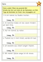 Vista previa - Hojas de trabajo - Rätsel-Schreibspaziergang zum Pf/pf - adivinador - escribir paseo en alemán - página 2